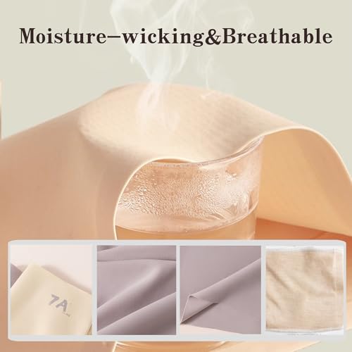 Silk Panties for Women High-Waist Ice Silk Underwear With Tummy-Control Hip-Lifting, Panty Faja Fresca Y Transpirable 3 En 13