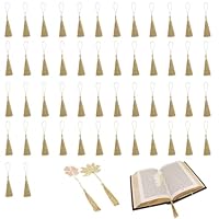 50 Stück Gold Mini Quasten,Machen Handgemachte Quaste,Seide Quaste,Quasten Anhänger,Goldfarbene Seidige Quasten,Goldene Seidige Quasten,Quasten Für Schmuck,Souvenirs,Lesezeichen,DIY-Bastelzubehör