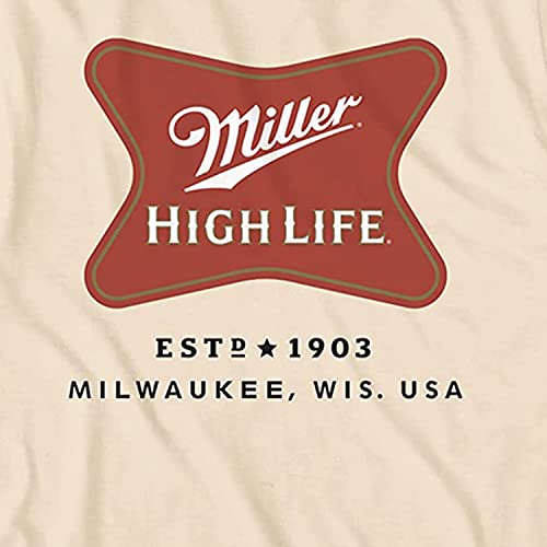 Miller High Life Mens Shirt - Beer Logo Graphic Light Shirt2