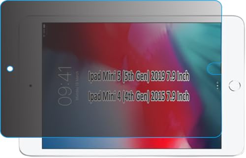 Image of Privacy Anti Peep Matte Screen Guard Compatible With iPad Mini 5 2019 (5th Gen) / iPad Mini 4 2015 (4th Gen) 7.9 inch Inch Anti Spy Blue Light Block Not a Tempered Glass Screen Protector