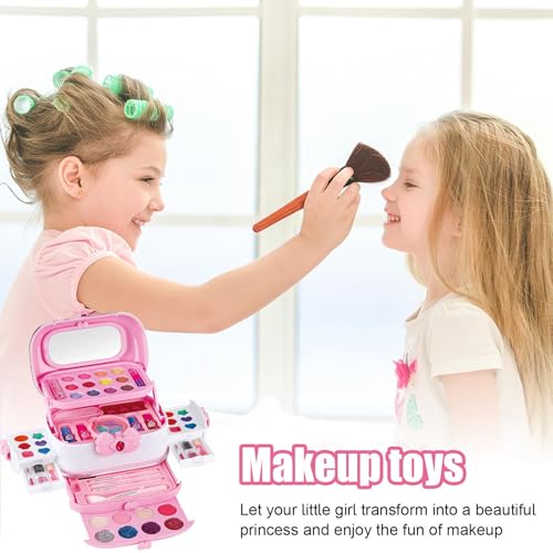 Set de maquillaje para niños ideal para fiestas de cumpleaños y juego de imitación 7