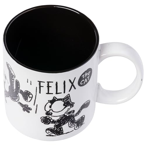 Taza cerámica 20 oz Felix the Cat diseño Silver Buffalo miniatura 4