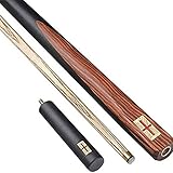 QQW Snooker Cues Billiard Pool Cue Pool Balls Billiard Set 57In 17-19 Oz Ash Wood Billiard Stick With 9.5 Mm Tips And Storage Box 3/4 Jointed Billiard Sticks Used/B/9.5Mm