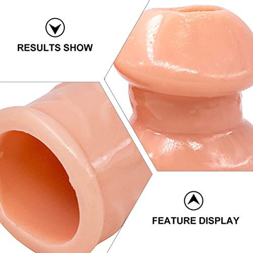 HEALLILY 2Pcs Peni' S- Ring Man Ejaculatie Vertraging Ring Vibratie Uithoudingsvermogen Vibrator Slips Trainer Voorhuid Blokkeren Ring Extension Cover Sm Speelgoed - Image 8