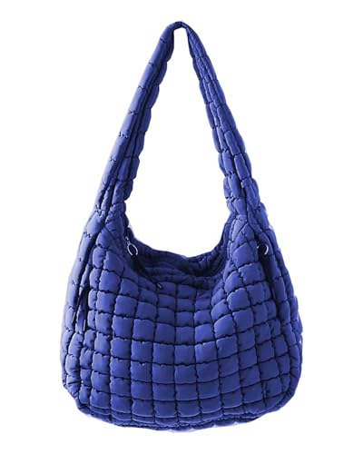 Image of Puffer Tote Bag, Quilted Tote Bag Crossbody Bags for Travel, Gym, Work