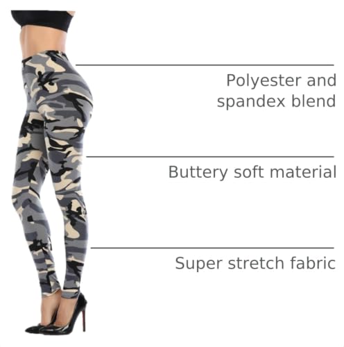 Image of Kotii Women's Soft Full Length Leggings High Waist Ankle Length Leggings Pants Tights