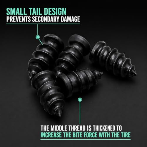 Image of Tubeless Tyre Repair Rubber Nail Kit for Car, Bike, Motorcycle, Scooter and Bicycle, No Glue Required, Quick Puncture Repair, Pack of 10