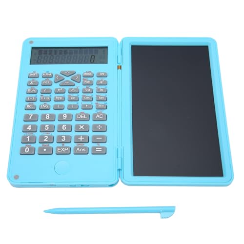 Calculadora científica de 10 dígitos compacta con bloc de notas de 6 pulgadas ligero azul 2
