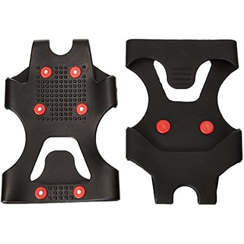 Black Crevice Shoe Spikes, Unisex, BCR017030-RE-M, red, M Cover
