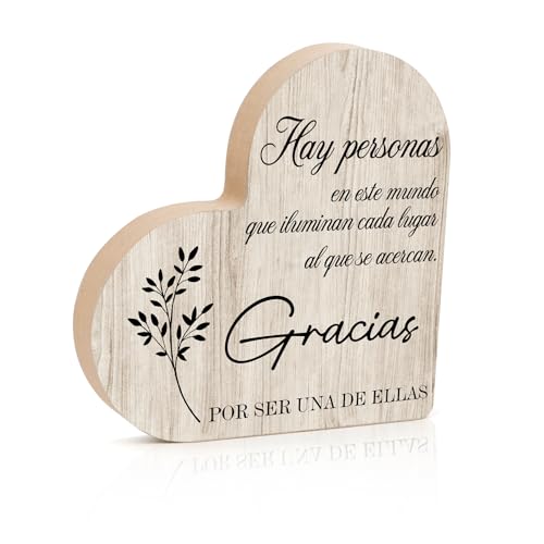 Presentes originais para mulher, placa coração de madeira 2 cm espessura, presentes de Natal mulher presentes para homem Natal presentes originais amigo invisível presentes para mães presentes