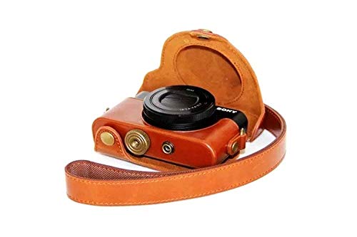 Amazon | SONY RX100M5A Cyber-shot 専用 高級合皮レザー カメラケース 
