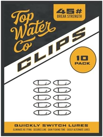 Top Water Co. Fishing Speed Clips Stainless Steel