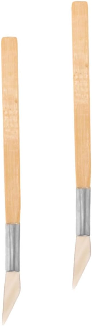 Natural Agate Burnisher with Handle 2pcs Jewelry Polishing Tool