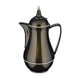 Zweifunktions-Drehverschluss ROTPUNKT Isolierkanne 911 SEMA 1,0 l  Zweifunktions-Drehverschluss  BPA Frei - gesundes Trinken  Made in Germany  Warm + Kalthaltung  Glaseinsatz  black honey