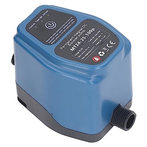 Pompa Booster per Pressione 'Acqua 100-240 V Pompa per Acqua da Giardino a Basso Rumore da 25 Litri (Spina UE)