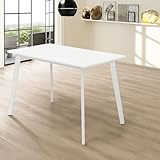 mesa centro lacado MATERIALES PREMIUM: Fabricada con tablero MDF de alta calidad y patas de madera maciza lacada en blanco para mayor durabilidad y estabilidad.