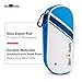 MedBuddy Portable Travel Case - Holds 2 EpiPens or Auvi-Q, Inhaler, Allergy/Asthma - Expandable and Compact for Emergency Access (Blue Stripe)