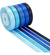 Amazon.com: HUIHUANG 1/8 inch Rainbow Satin Ribbon Thin Double Face ...