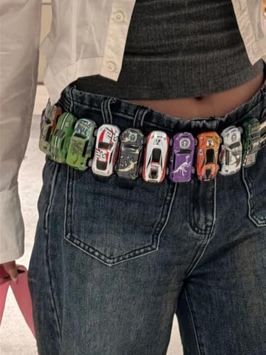 RICHTRUE Toy Car Cute Y2k Belt Retro Vintage 2000s Fancy Belts Women Trendy Goth Accessories Emo Grunge Streetwear3