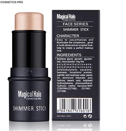 Alvinlite Magical Halo Highlighter Stick Highlighter Powder Stick Face Brightens And Shades Pencil Contour Stick Makeup Highlighter Stick(Brown) #TOP2