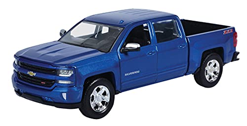Motormax 2017 Chevy Silverado 1500 LT Z71, Azul, 1:27