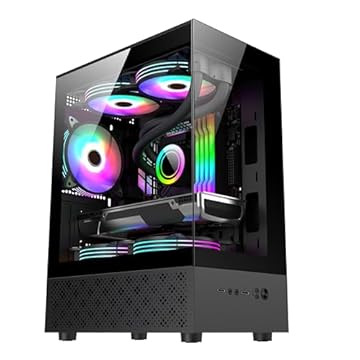 Pc Gamer Computador Completo NoLag® Amd Ryzen 5 8600G, Radeon™ Graphics 760M, 16GB Ram, SSD 1TB NVMe, Gabinete RGB