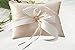 Marfil - Cojín para alianzas de Boda, Color Blanco, Anillo de cojín para Anillos de Boda para propuestas de Boda, Ceremonias y Suministros para la decoración de la Fiesta nucial