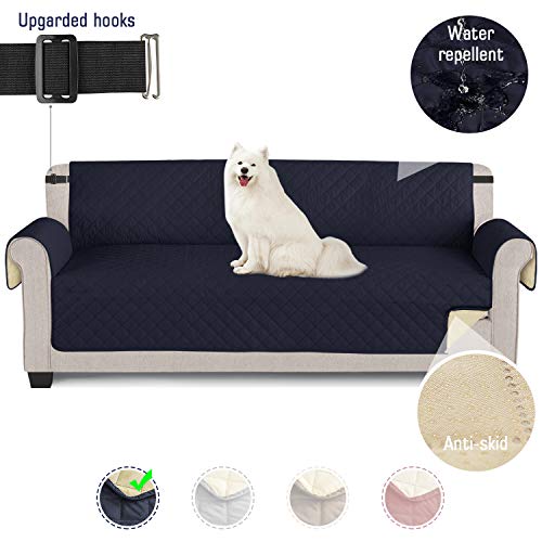 TAOCOCO Funda de sofá Impermeable Funda de cojín de protección para Mascotas Funda de sofá antisuciedad (Azul/ 4 Plazas 195 * 218cm)