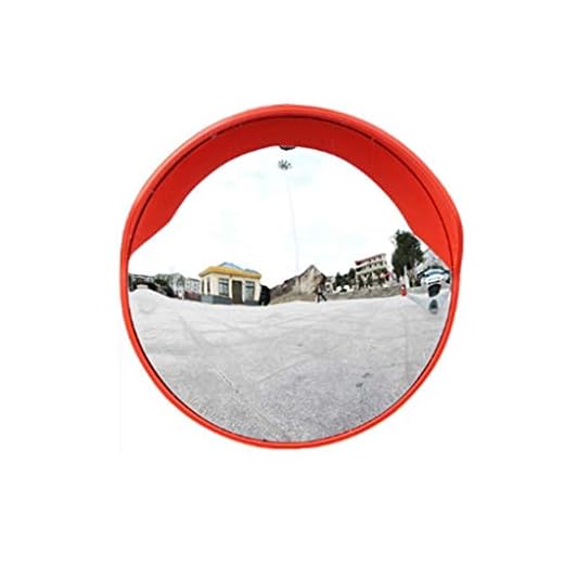 SPEGEL Utomhustrafik vidvinkellins, Panoramakonvex spegel Parkeringsplats Utomhus döda vinkeln trafikspegel Exteriör korsningar inomhus, 45 cm, 60 cm, 80 cm, 100 cm, 80 cm (80 cm)