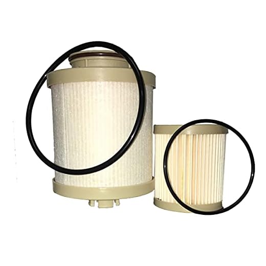 Diesly Fuel Filter Lower Pump Filter and Upper Bowl Filter Replacement for 6.0L V8 Super Duty F250 F350 F450 F550 2003-2007 Excursion 2003-2005 Replaces 3C3Z9N184CB
