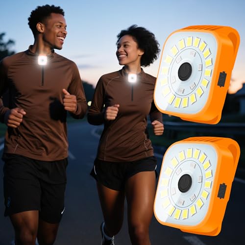 redaica 2 Pack Running Lights for Runners, 4 Modes LED