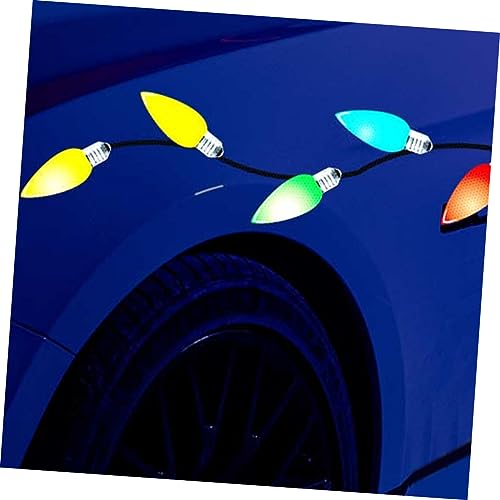 1 Satz auto aufkleber Kühlschrankmagnete Weihnachtsdekorationen Weihnachts-Kühlschrankaufkleber Garagentormagnete Weihnachtsreflektierende Automagnete auto magnete Autodekoration BESTonZON – Bild 3