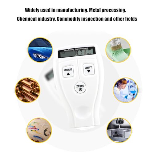 Medidor digital de espesor de pintura para autos miniatura 2