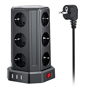 Sameriver ZYC05 12-Fach Steckdosenturm