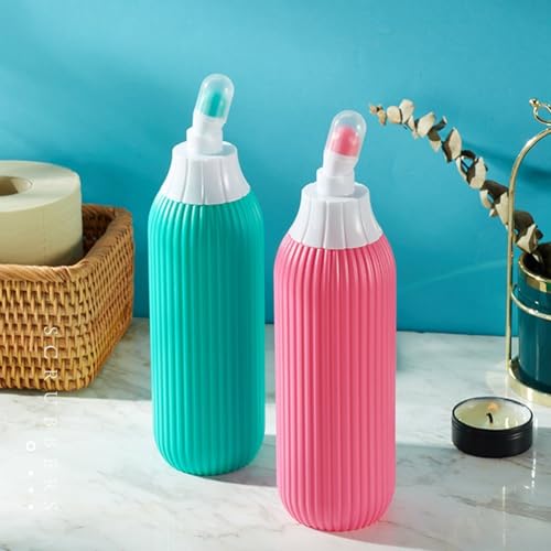 Hosrivae Couche de voyage légère de 500 ml avec rondelle périnéale avec soulagement doux des hémorroïdes pour soins post-partum bébé et changements pour biberon, hygiène menstruelle, bidet extérieur