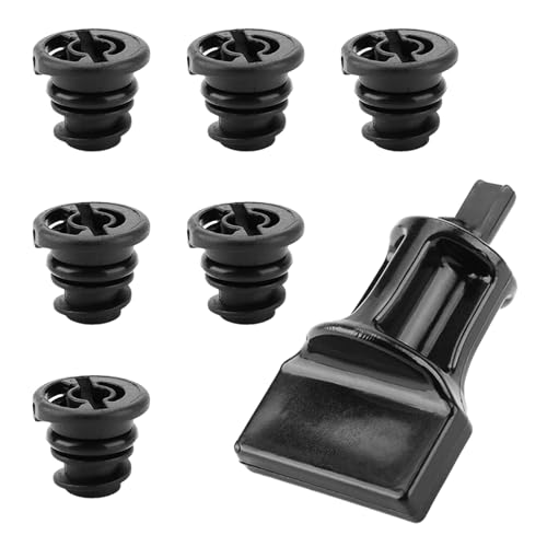 6 tornillos de drenaje de aceite sin fugas con herramientas, tornillo de drenaje de aceite para motores de gasolina VW Audi 1.8L 2.0L TSI/TFSI, compatible con Golf Passat, repuesto para OEM 06L103801