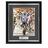 Amazon Exclusive Memorabilia Mark Cavendish Signed Cycling Photo: 35th Stage Win Victory. Deluxe Frame #ad
