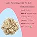 CAISHA Messy Scrunchie Bun Voluminous Wavy Hairpiece Heat-resistant Synthetic Fibres Blond Mix G28A