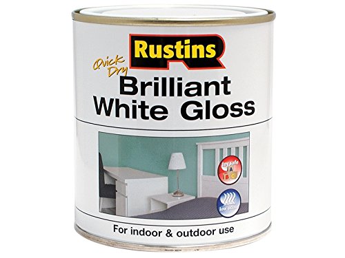 Peinture à base d'eau blanche Rustins pour relooker un meuble en bois
