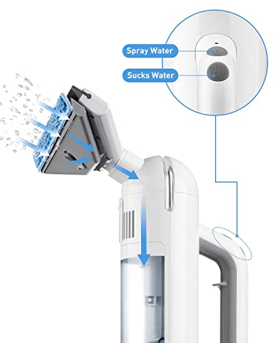 Window Vacuum Squeegee, Cordless Window Vacuum 3 In 1 Window Vac Window Vacuum Cleaning Tool With 260Ml Water Tank For Glass Doors Shower Car Window Mirror #TOP1