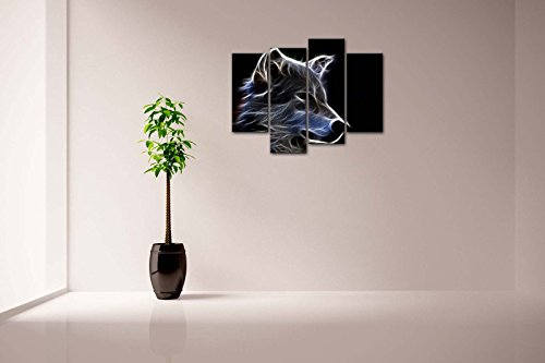 Grey Wolf Wall Art Painting Pictures Print On Canvas Animal The Picture For Home Modern Decoration steampunk buy now online
