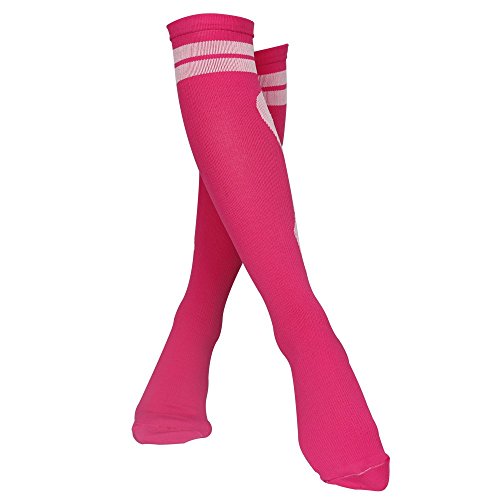 Breast Cancer Awareness Compression Socks Pink Softball Soccer Football Socks #TOP6
