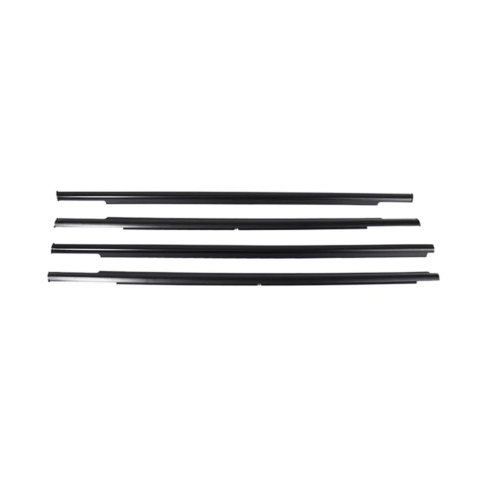 Toudayuhp For 2013-2018 4Pcs Window Outer Weatherstrip Side Door Moulding Seal Belt Compatible With Outlander 2007-2012 2013-2018 5727A007 5727A008(For 2013-2018)
