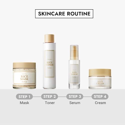 I'm From Rice Cream 1.69 Ounce, 41% Rice Bran Essence With Ceramide, Glowing Look, Improves Moisture Skin Barrier, Nourishes Deeply, Soothing To Even Out Skin Tone, K Beauty #TOP6