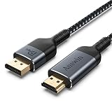 Answin HDMI to DisplayPort Cable, 4K 6Ft HDMI to DisplayPort Cord HDMI in to DP Cable Out for Xbox O