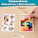 Imagen de Pack 20 Mini Juegos Bloques Madera