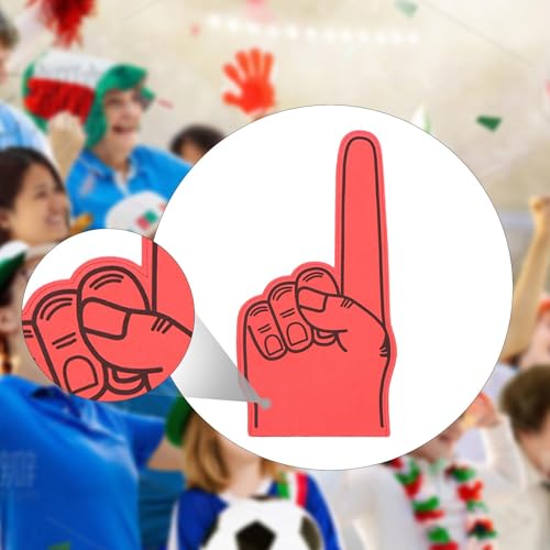 Colaxi Luva de espuma para torcer, presente reutilizável, versátil, luva de espuma EVA para torcer,