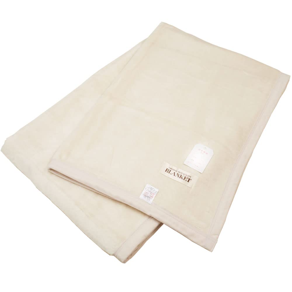 送料無料【新品B品】日本製 ダブルサイズ 毛布【一重-IV】180cm