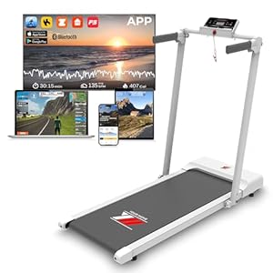 YM Elektrische loopband, inklapbaar, maxi looptapijt, 42 cm, Italiaans merk, versterkt frame, app Kinomap Zwift Bitgym, ruimtebesparend, 12 programma’s, model Next 1000 Your Move