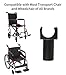 Replacement of The Wheelchair Seat Rail Guide, Steel Standard Wheelchairs and Transport Chairs Common Parts, Wheelchair Supplier Fits 7/8 Inch Tubing-2 Pair